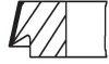 Поршневые кольца 82.76 +0.25 (1.2 * 1.2 * 2) Audi A3 / A4 / A5 2.0TFSI, VW Passat / Tiguan 2.0TFSI 07- MAHLE / KNECHT 028 14 N1 (фото 2)