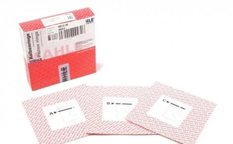 Кільця поршневі MAHLE / KNECHT 03031N0