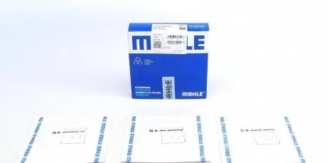 Комплект поршневых колец Mahle AUDI / SKODA / VW A4, A6, Octavia, Superb, Golf, Passat 2,0TDI 03- MAHLE / KNECHT 03090N2