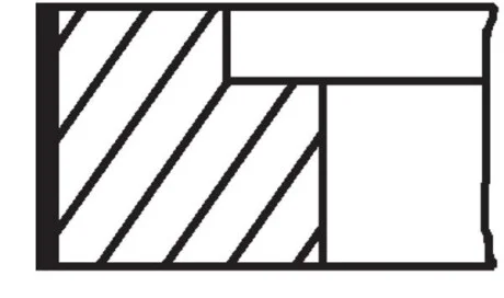 Комплект поршневых колец на 1 поршень Mahle AUDI / SEAT / VW 100,80, Caddy, Golf, Jetta, Passat 1,6-2,2 -02 MAHLE / KNECHT 03474N3