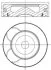 Поршень MAHLE / KNECHT 039 PI 00128 002 (фото 1)