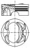 Поршень Mahle CITROEN/OPEL/PEUGEOT \'\'1.2VTI82 EB2 \'\'12>> MAHLE / KNECHT 039PI00129001 (фото 1)