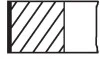 Комплект поршневых колец Mahle FIAT / PEUGEOT Scudo, 206,306, Expert, Partner 1,9D 96- MAHLE / KNECHT 04001N1 (фото 1)