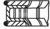 Комплект поршневих кілець Mahle BMW MAHLE / KNECHT 08232V0 (фото 3)