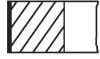 Комплект поршньових кілець NISSAN QASHQAI +2, QASHQAI I, QASHQAI II, SENTRA VI, TIIDA, X-TRAIL II, X-TRAIL III RENAULT CLIO III, FLUENCE, GRAND SCENIC III, LAGUNA III M4R700-MR20DE 09.04- MAHLE / KNECHT 640RS101040N0 (фото 1)