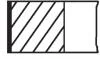 Комплект поршньових кілець NISSAN QASHQAI +2, QASHQAI I, QASHQAI II, SENTRA VI, TIIDA, X-TRAIL II, X-TRAIL III RENAULT CLIO III, FLUENCE, GRAND SCENIC III, LAGUNA III M4R700-MR20DE 09.04- MAHLE / KNECHT 640RS101040N0 (фото 1)