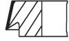 Комплект поршньових кілець NISSAN QASHQAI +2, QASHQAI I, QASHQAI II, SENTRA VI, TIIDA, X-TRAIL II, X-TRAIL III RENAULT CLIO III, FLUENCE, GRAND SCENIC III, LAGUNA III M4R700-MR20DE 09.04- MAHLE / KNECHT 640RS101040N0 (фото 2)