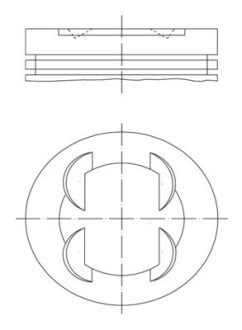 Поршень Mahle HYUNDAI/KIA \'\'2.0 G4KD \'\'10>> MAHLE / KNECHT 681PI00109000