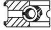 Кольца поршневые, комплект MAHLE / KNECHT 681RS001050N0 (фото 3)