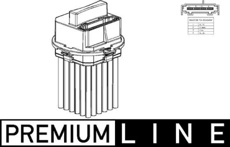 Блок управления отопителем Mercedes W204, W212 -2010 MAHLE / KNECHT ABR53000P