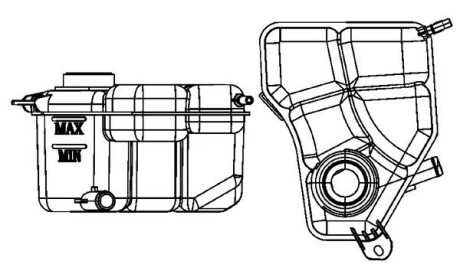 Бачок розширювальний MAHLE / KNECHT CRT 133 000S