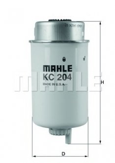 Фільтр паливний Mahle FORD TRANSIT 2.4 TDCi 04-06 MAHLE / KNECHT KC204