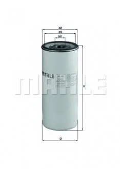 Фільтр паливний Mahle MTU MAHLE / KNECHT KC233