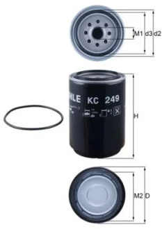Фильтр топлива MAHLE / KNECHT KC249D (фото 1)