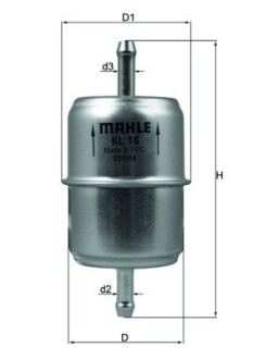 Фільтр паливний Mahle Daimler MAHLE / KNECHT KL18