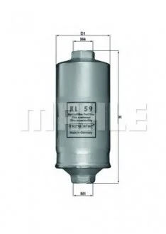 Фільтр паливний Mahle Ford MAHLE / KNECHT KL59