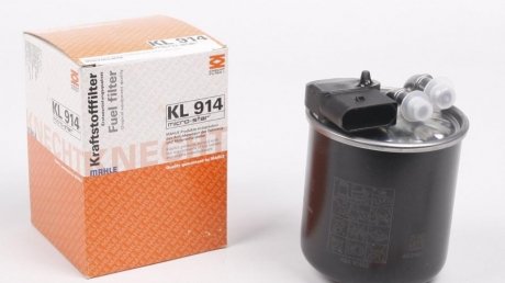Фильтр топливный MB V200, V220, V250, Viano 2,0-2,2 CDI OM651 10- MAHLE / KNECHT KL914 (фото 1)