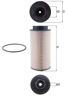 Фото 1 - фильтр топливный Mahle MAN MAHLE / KNECHT KX264D Фильтр топливный Mahle MAN MAHLE / KNECHT KX264D (фото 1)
