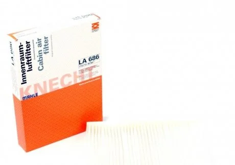 Фільтр салону RENAULT SCENIC III 09-, TRAFIC III 14- MAHLE / KNECHT LA686