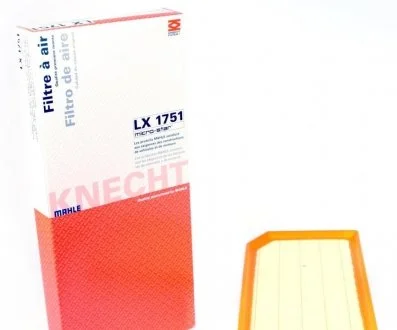 Фильтр воздушный Mahle Audi, Seat, VW Golf VI GTI MAHLE / KNECHT LX1751