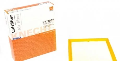 Фильтр воздушный Berlingo/Partner 1.6HDi 12-/Citroen C3/C4 14- KNECHT MAHLE / KNECHT LX3987