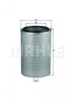 Фільтр повітряний Mahle Renault V.I. MAHLE / KNECHT LX768 (фото 1)