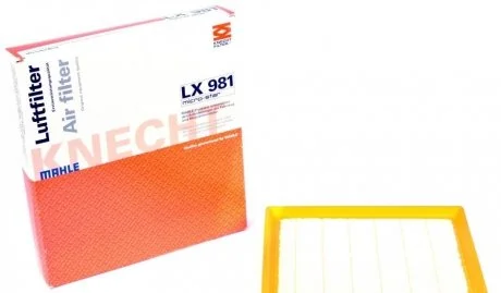 Фильтр воздушный MB E/G/S-класс (W211/W220/W463) 4.0CDI KNECHT MAHLE / KNECHT LX981
