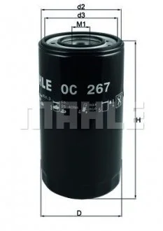 Фильтр масляный IVECO (TRUCK) MAHLE / KNECHT OC267 (фото 1)