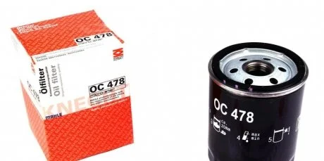 Фільтр масляний двигун TOYOTA MAHLE / KNECHT OC478