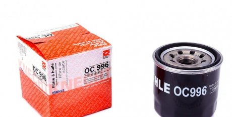 Фільтр оливний Chevrolet Aveo 1.2 08- MAHLE / KNECHT OC996 (фото 1)