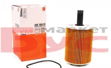 Фильтр масляный Mahle VW, Seat MAHLE / KNECHT OX188D