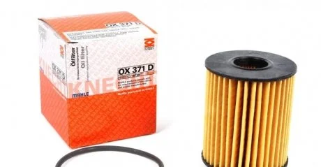 Фильтр масляный Mahle Fiat, Lancia, Opel MAHLE / KNECHT OX371D