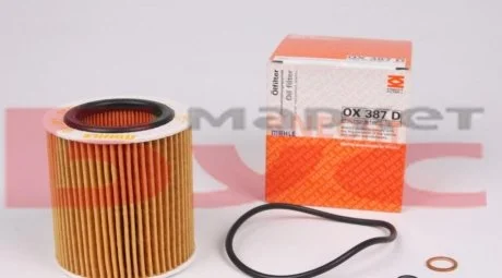 Фільтр масляний двигун MAHLE / KNECHT OX387D