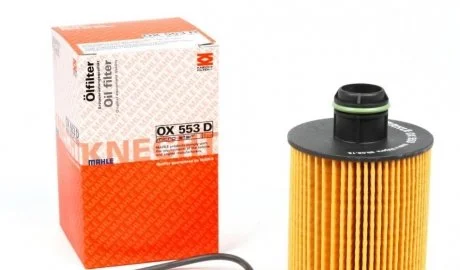 Фильтр масляный Mahle Alfa-Romeo, Fiat, Lancia MAHLE / KNECHT OX553D