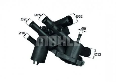 Термостат, охлаждающая жидкость MAHLE / KNECHT TM 4 109