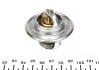 Термостат системи охолодження (87°C) AUDI A3, A4 B5, A4 B6, A4 B7, A6 C4, A6 C5, CABRIOLET B3, TT DODGE CALIBER JAGUAR XF I JEEP COMPASS, PATRIOT LAND ROVER RANGE ROVER III 1.3-5.0 08.85- MAHLE / KNECHT TX1487D (фото 2)