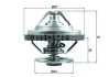 Термостат MAHLE / KNECHT TX 158 83 (фото 1)