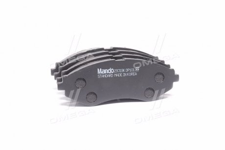 Колодки гальмівні дискові DAEWOO LANOS 1.6 16V MANDO MPD03 (фото 1)