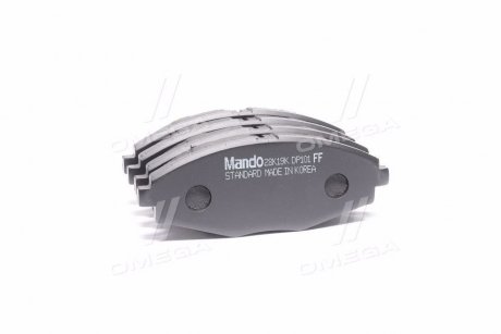 Колодки гальмівні дискові DAEWOO LANOS 1.5 MANDO MPD06 (фото 1)