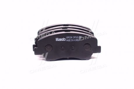 Колодки тормозные дисковые передние HYUNDAI ACCENT MANDO MPH46 (фото 1)