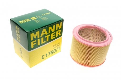 Фільтр повітряний (вир-во) MANN C1760/1 (фото 1)