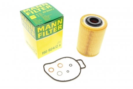 Фильтр масляный двигателя MANN HU924/2X (фото 1)