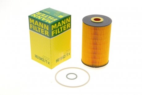 Фильтр масляный двигателя MANN HU942/1X (фото 1)