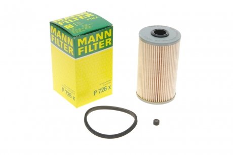 Фильтр топливный OPEL MOVANO, RENAULT MASTER 1.9-2.5 D MANN P726X (фото 1)