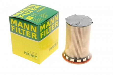 Фильтр топливный Audi Q3/Passat/Sharan/Tiguan 2.0TDI 05- -FILTER MANN PU 8008/1 (фото 1)