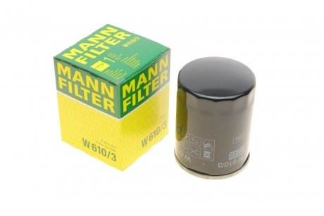 Фильтр масляный двигателя MANN W610/3 (фото 1)