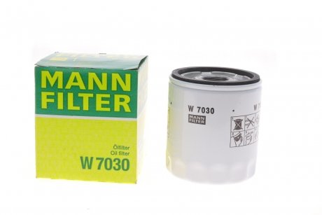 Фильтр масляный двигателя MANN W7030 (фото 1)