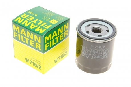 Фильтр масляный MANN W7162 (фото 1)