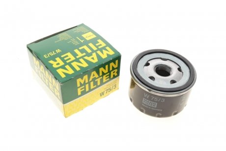 Фильтр масляный двигателя MANN W75/3 (фото 1)