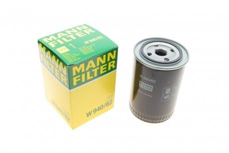 Масляний фільтр MANN W 940/62 (фото 1)